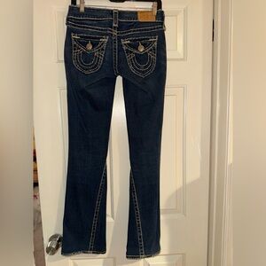True Religion 26 Women’s Dark Blue Flare Jeans Vintage